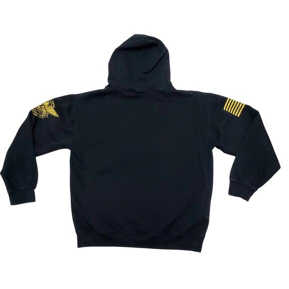 We The People Don't Tread on Me Hoodie Sz M USA Patriotic - Picture 7 of 10